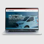 Website-Referenz Vadim Schiz – Heizung, Sanitär, Klima